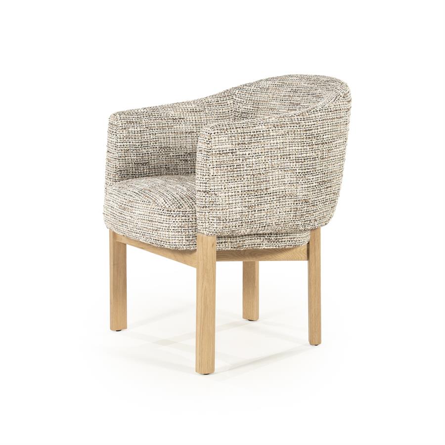 Chair Micha taupe Nori - Eleonora