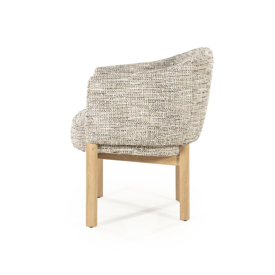Chair Micha taupe Nori - Eleonora