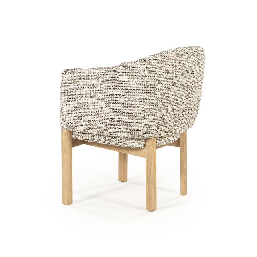Chair Micha taupe Nori - Eleonora