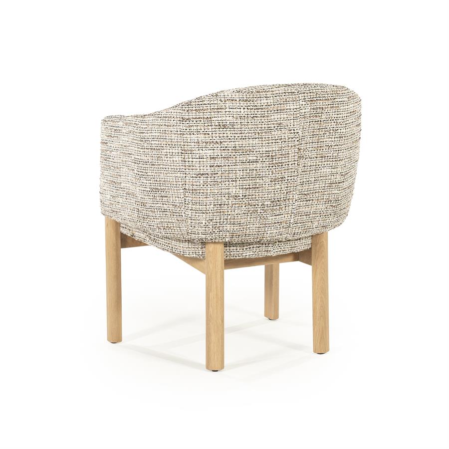 Chair Micha taupe Nori - Eleonora