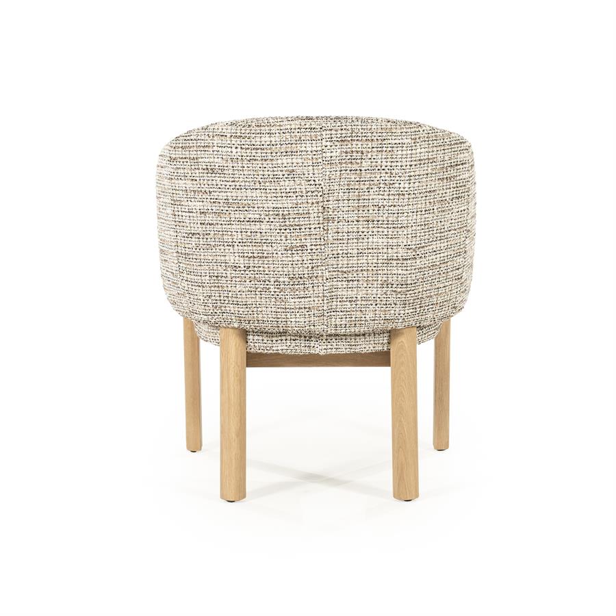 Chair Micha taupe Nori - Eleonora