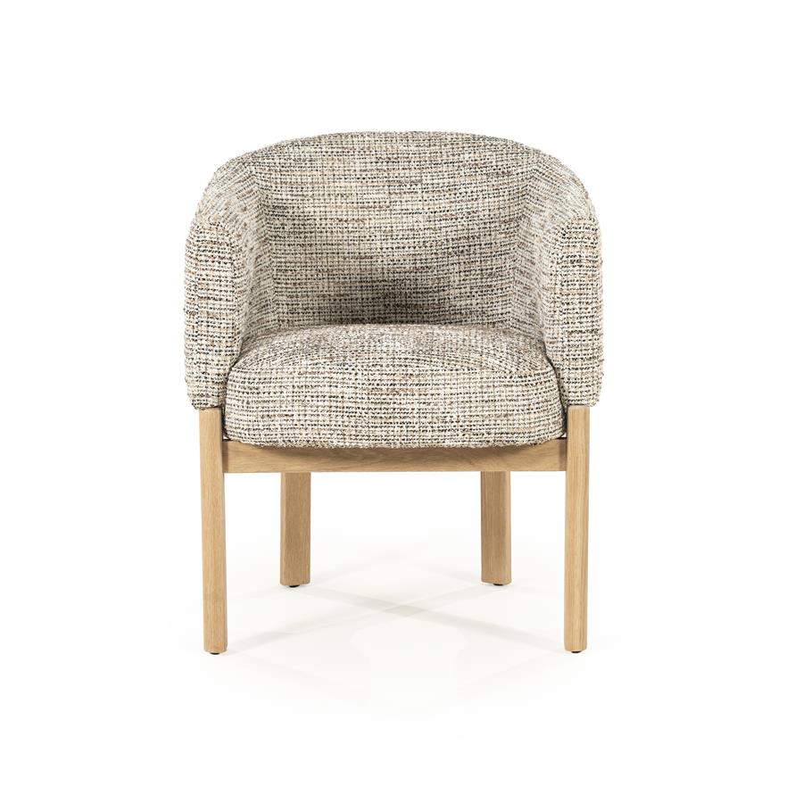 Chair Micha taupe Nori - Eleonora