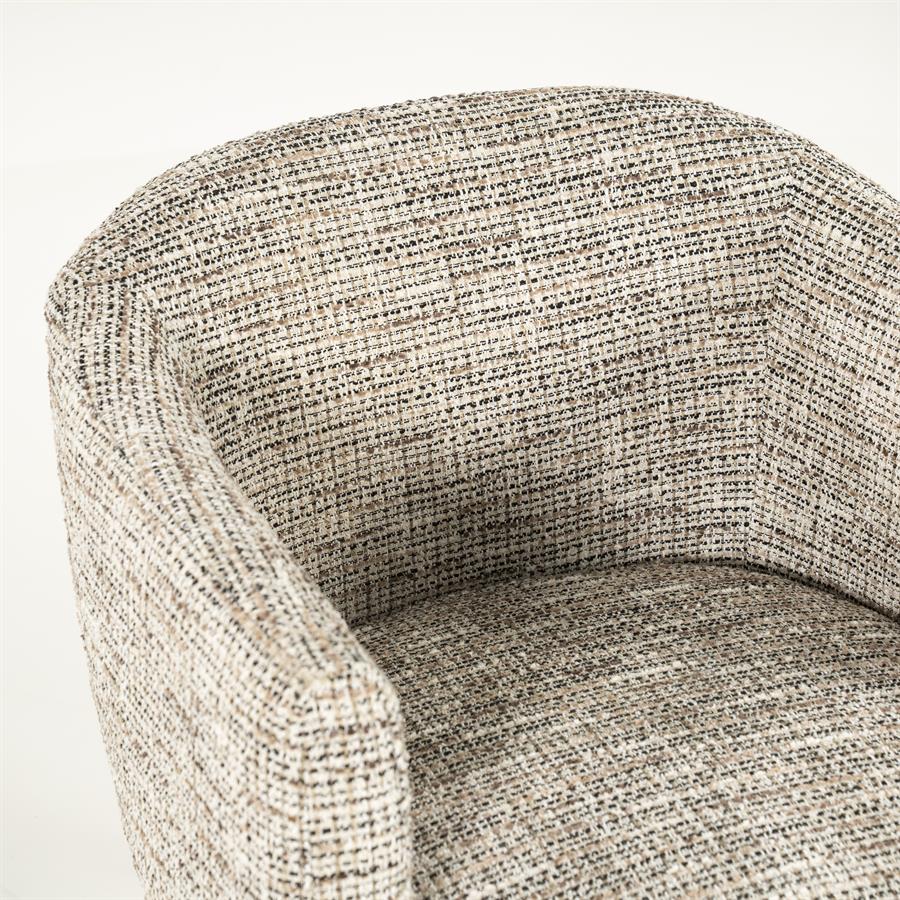 Chair Micha taupe Nori - Eleonora