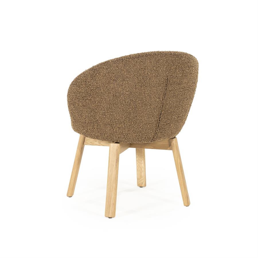 Chair Livia brown Hush - Eleonora