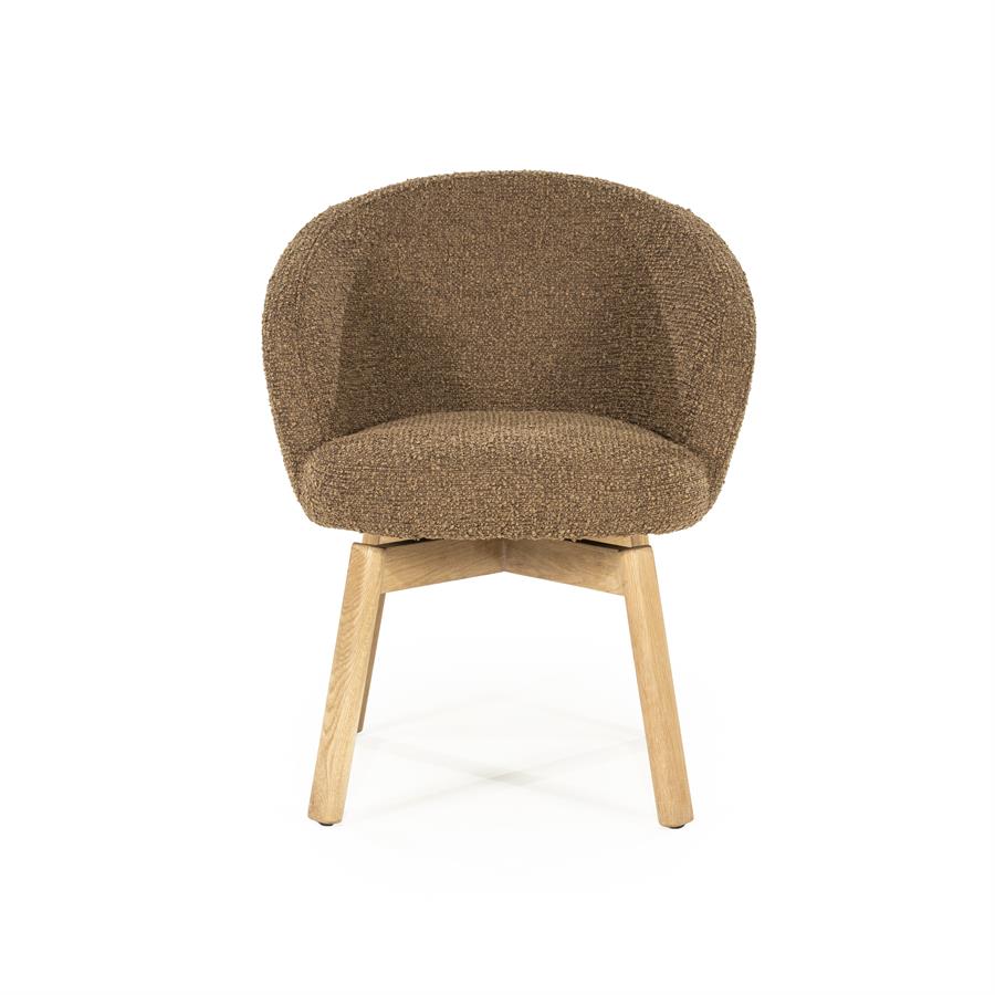 Chair Livia brown Hush - Eleonora