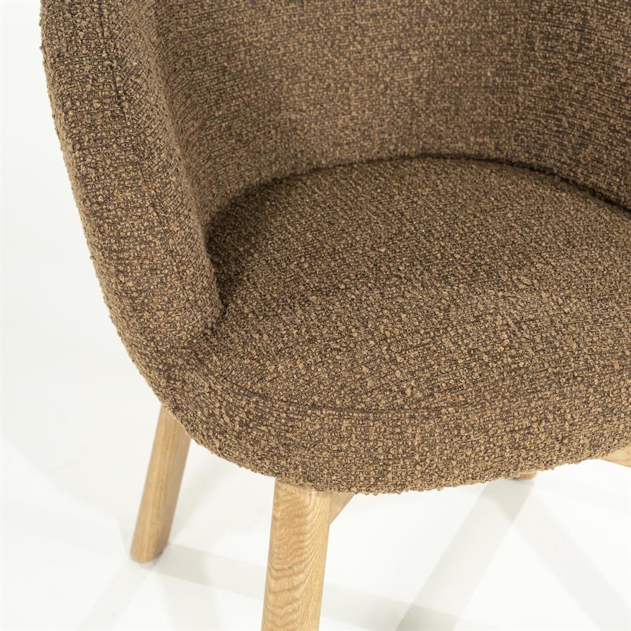 Chair Livia brown Hush - Eleonora