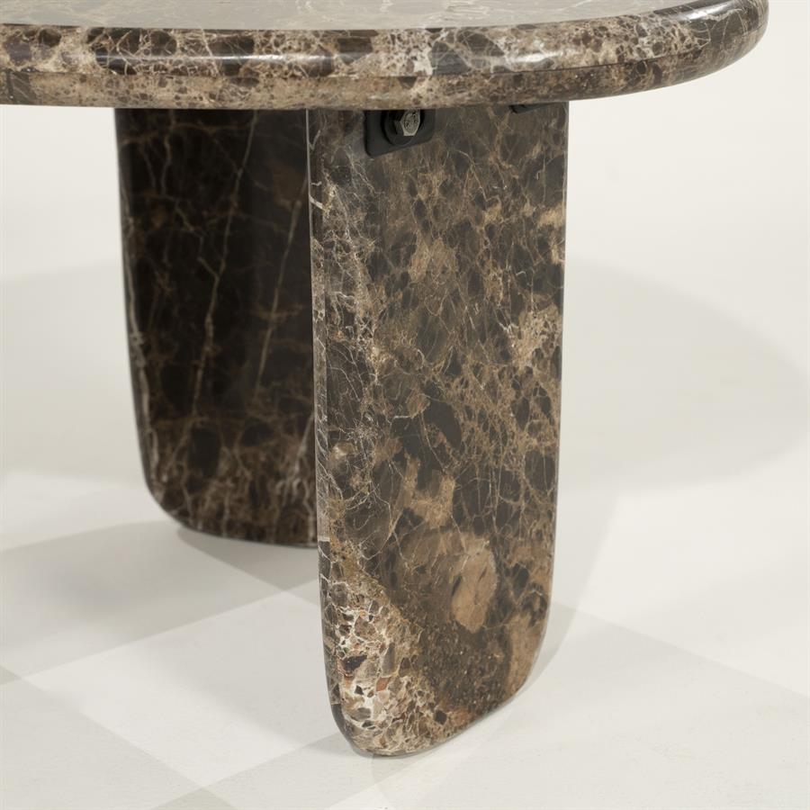 Coffee Table Devin Medium Emperador Marble - Eleonora