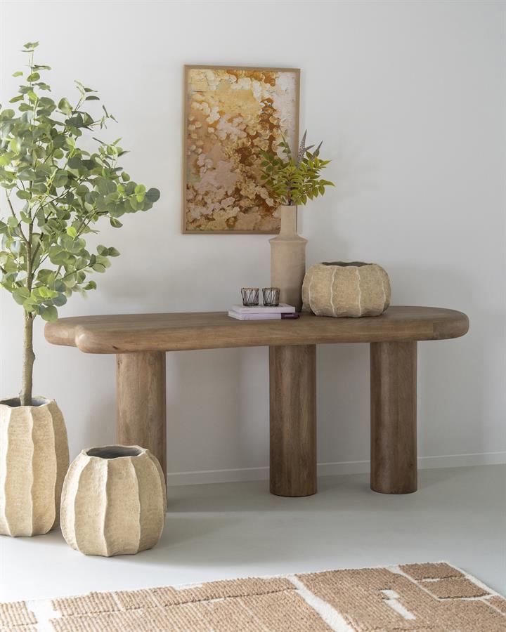 Nigel Mango Wood Side Table - Eleonora