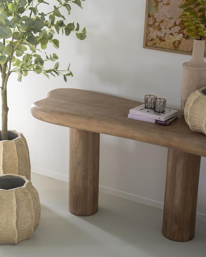 Nigel Mango Wood Side Table - Eleonora