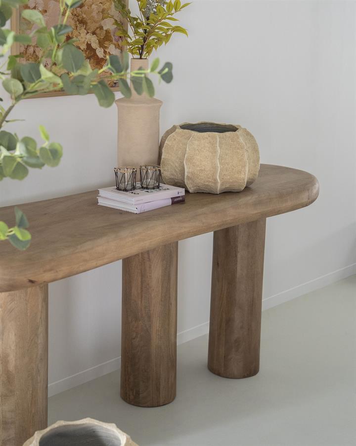 Nigel Mango Wood Side Table - Eleonora