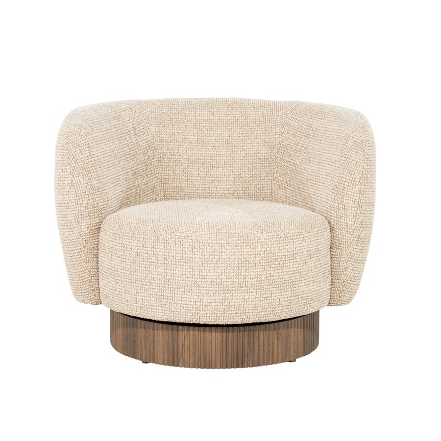 Sessel Norah Yke (Stoff, Taupe) - Eleonora