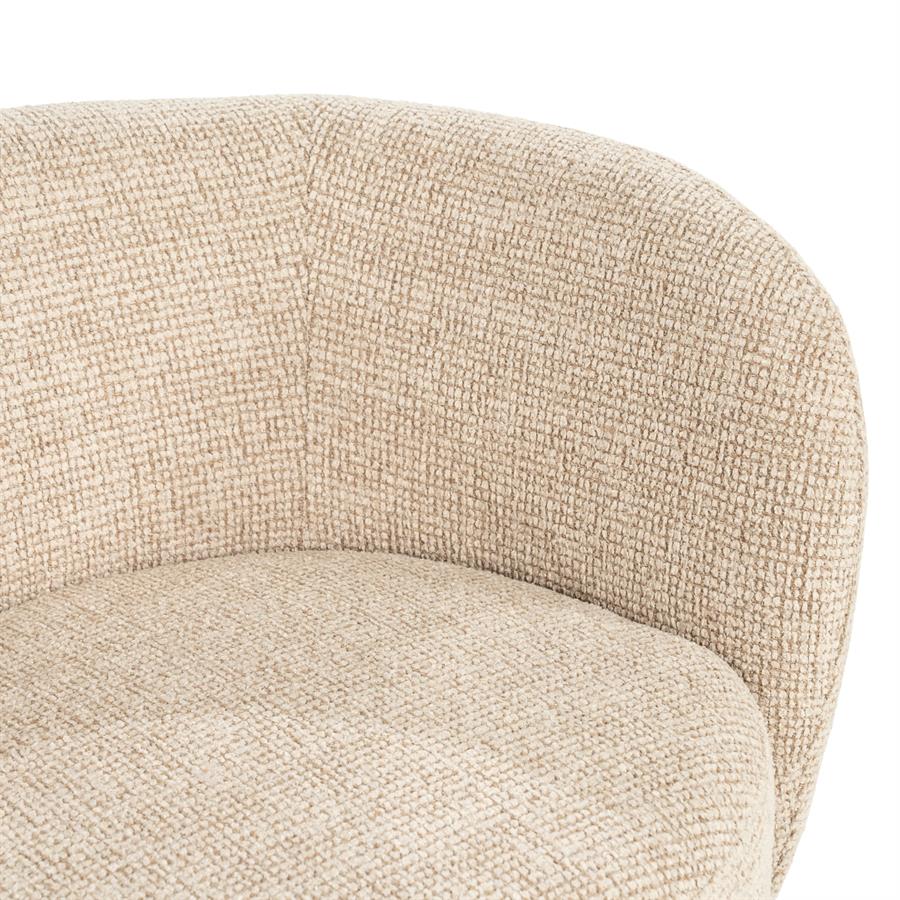 Sessel Norah Yke (Stoff, Taupe) - Eleonora