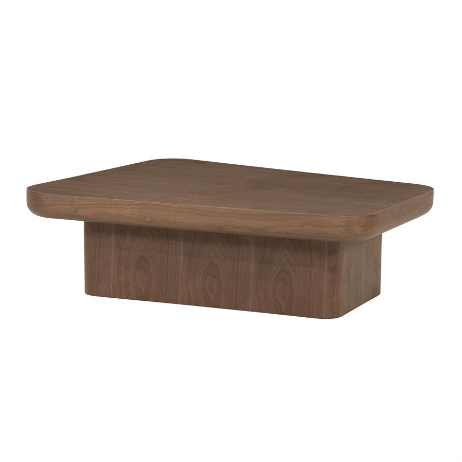 Alix Walnut Veneer Coffee Table - Eleonora
