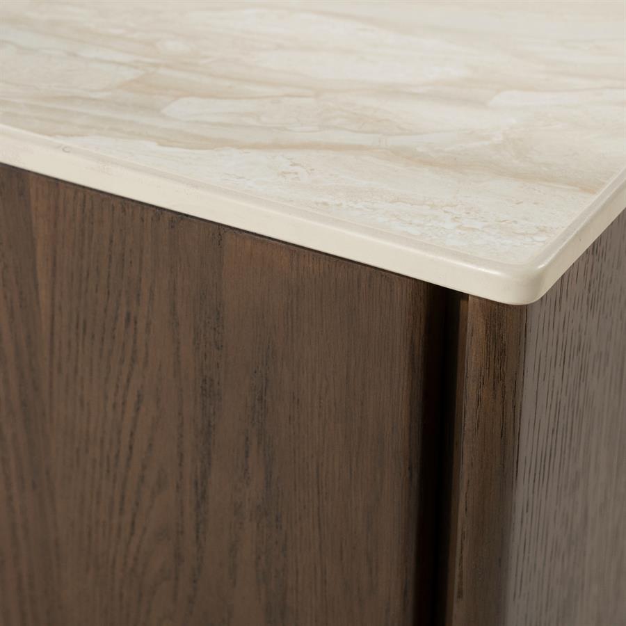 Leandro Oak Brown TV Cabinet - Eleonora