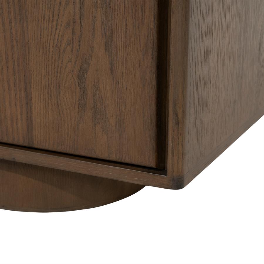 Leandro Oak Brown TV Cabinet - Eleonora