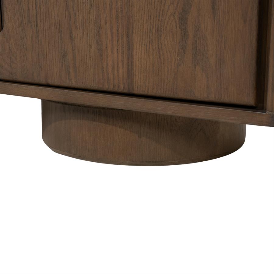 Leandro Oak Brown TV Cabinet - Eleonora