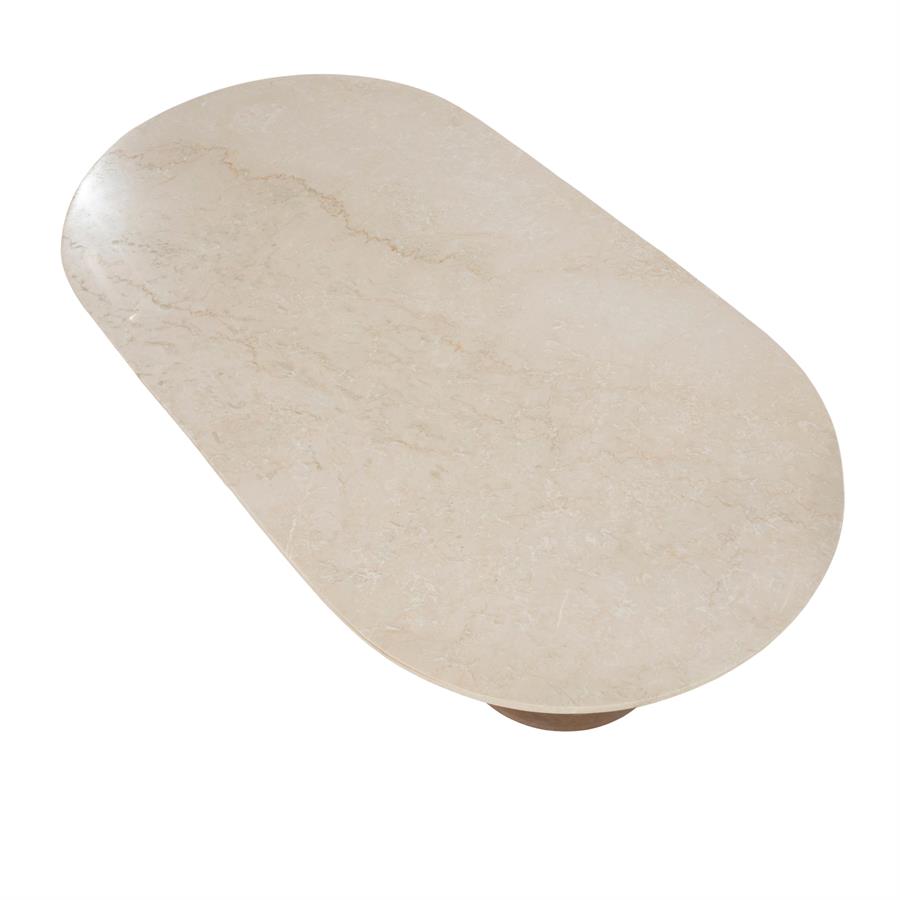 Salontafel Pippa mangohout en marmer - Eleonora