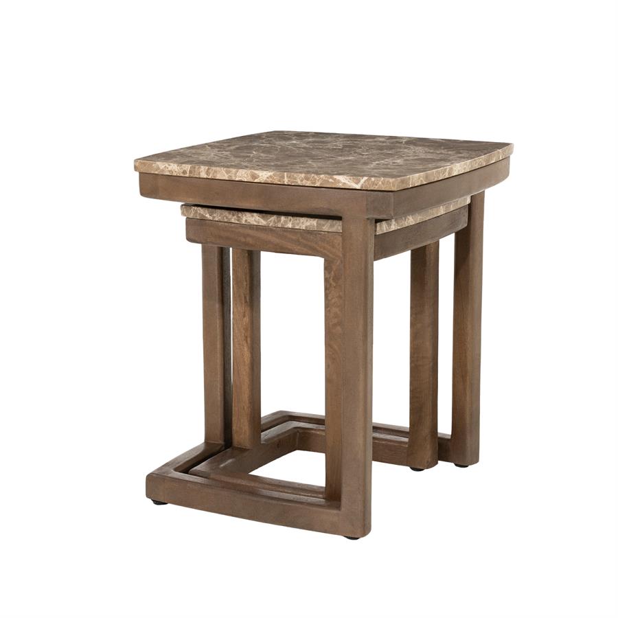 Nordin Marble Side Table Set - Eleonora