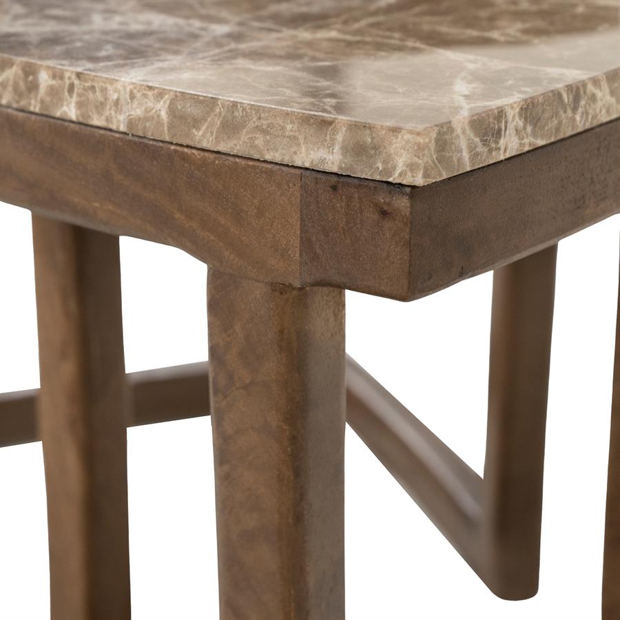Nordin Marble Side Table Set - Eleonora