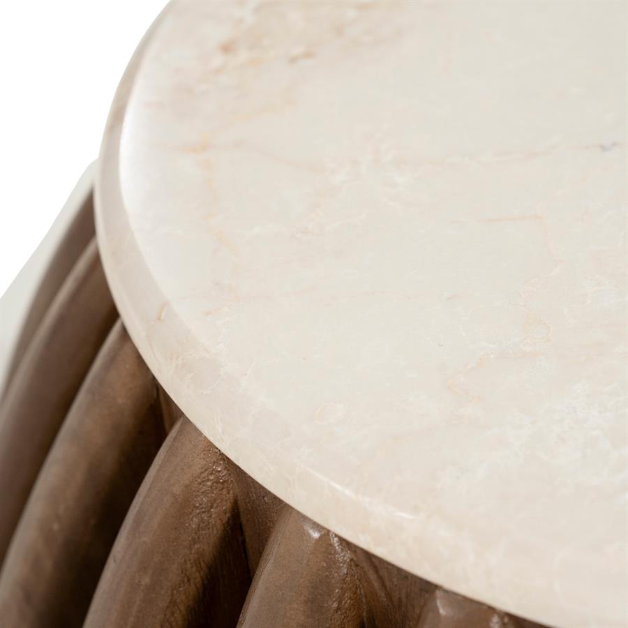 Memphis Side Table Natural - Eleonora