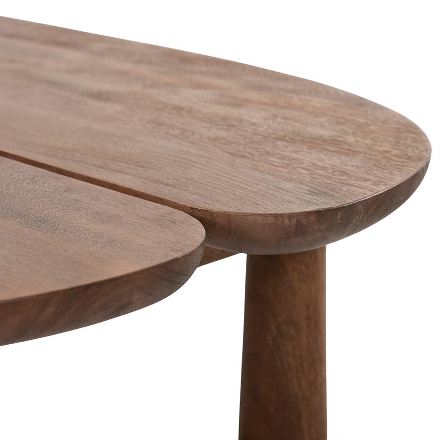 Salontafel Nero mangohout - Eleonora