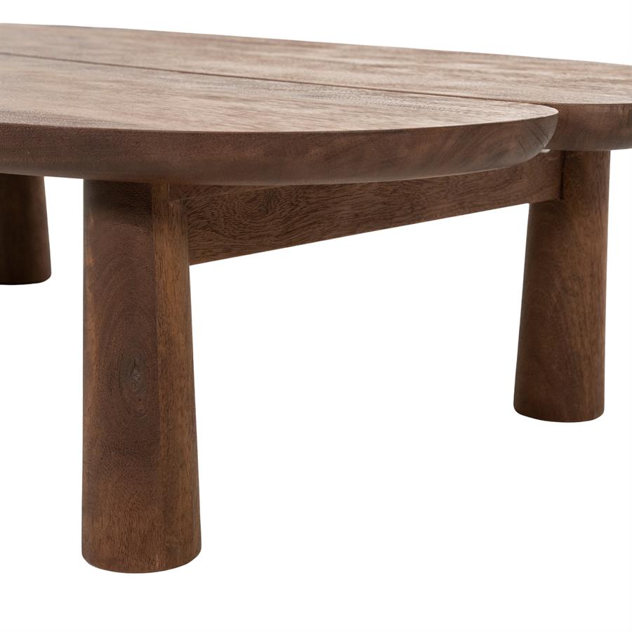 Nero Mangowood Coffee Table - Eleonora