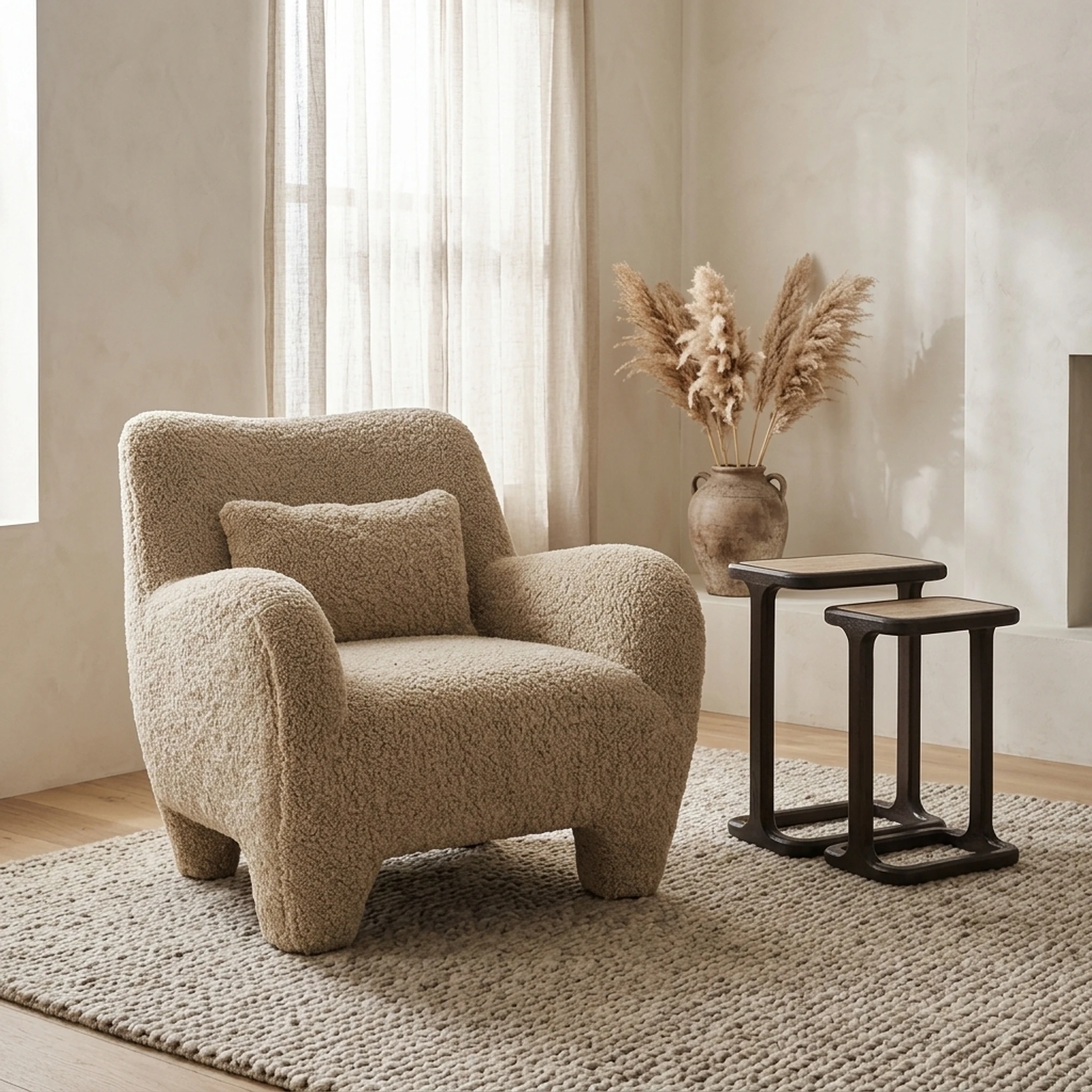 Fauteuil Shaun taupe Sheep - Eleonora