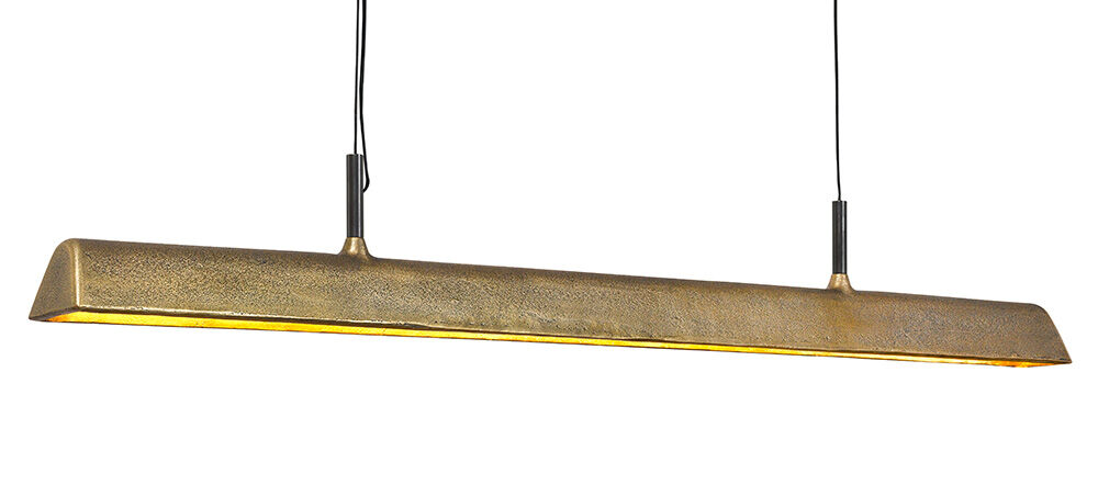 Hängelampe Stretto (Aluminium, Donker messing)