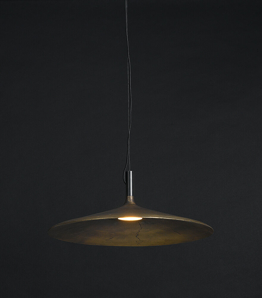Pendelleuchte Fluente (Aluminium, Donker messing) - Frezoli
