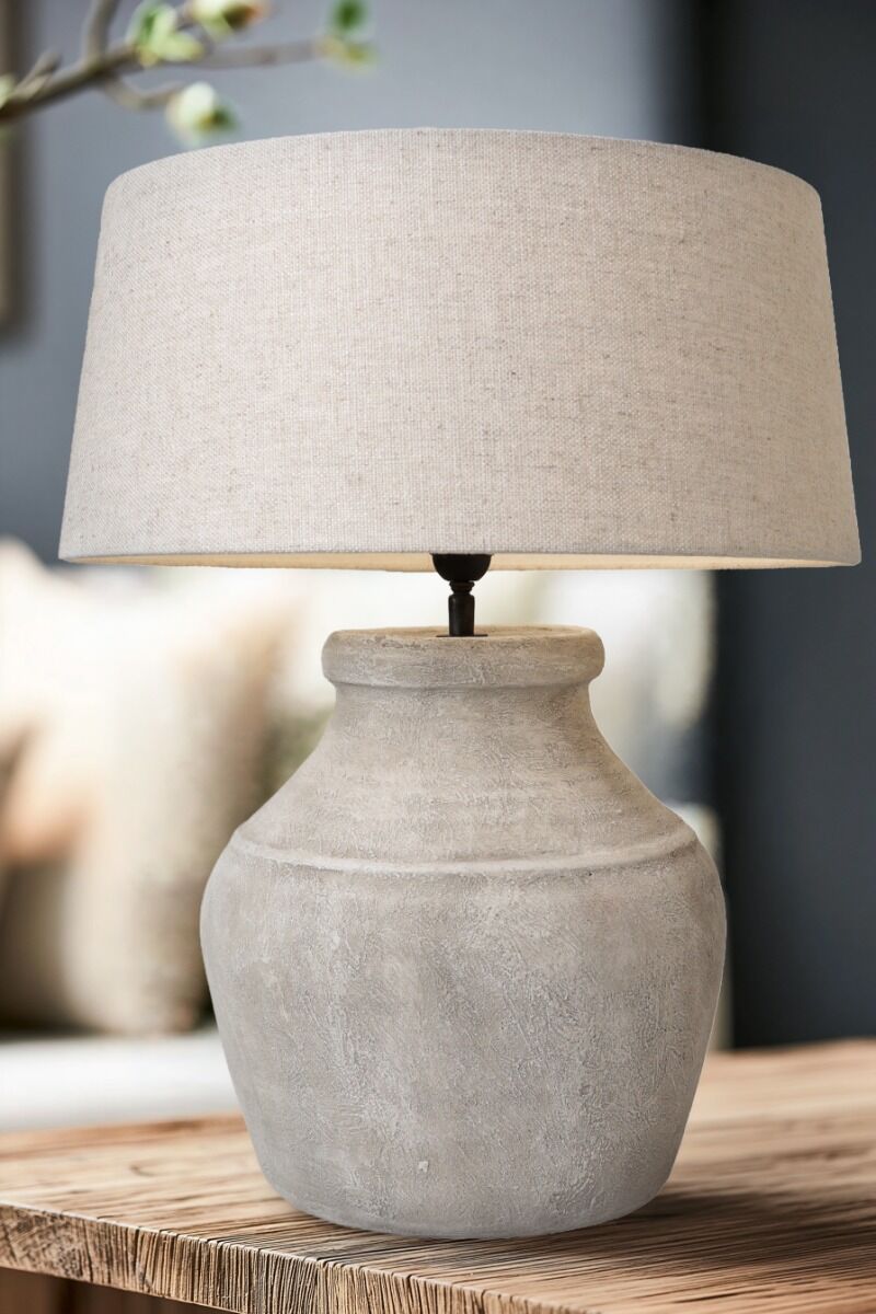 Table Lamp Hamo (Keramiek, Aged black) - Frezoli