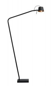 Pliz Floor Lamp (Staal - messing, Copper) - Frezoli
