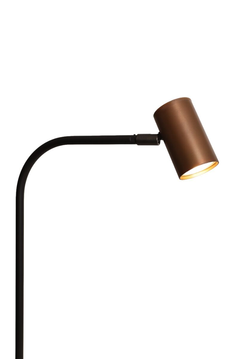 Tubino Floor Lamp (Staal - messing - koper, Donker messing) - Frezoli