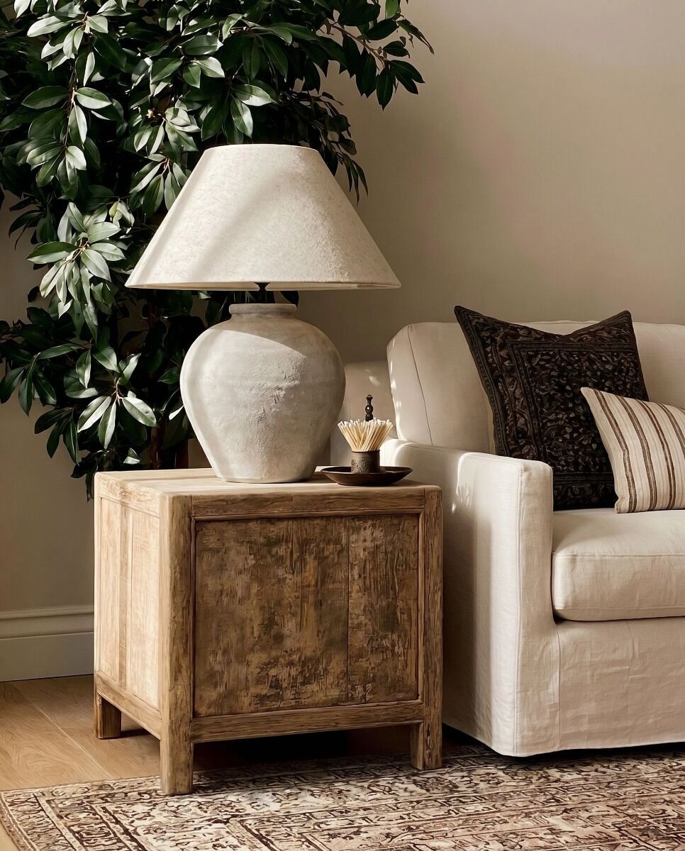 Figo Jug Lamp (Keramiek, Ecru) - Frezoli