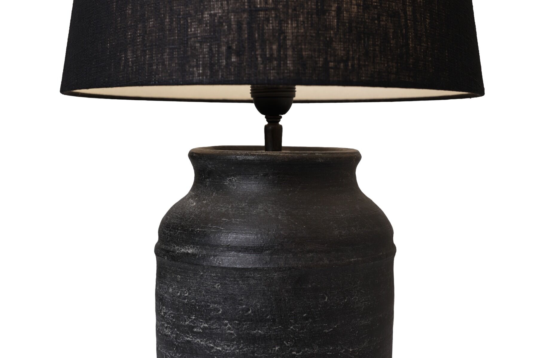 Lámpara Jarra Strado (Keramiek, Aged black) - Frezoli
