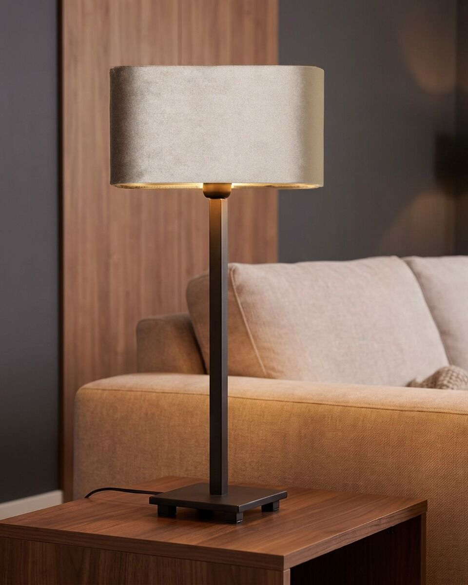 Tischlampe Simpleau (Messing en Stahl, Donker messing) - Frezoli