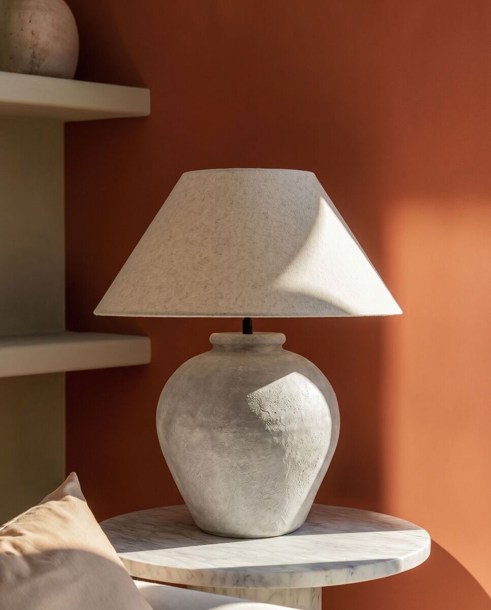 Figo Jug Lamp (Keramiek, Ecru) - Frezoli