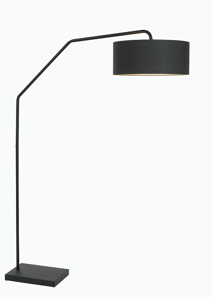 Huges Floor Lamp (Steel, Matzwart) - Frezoli