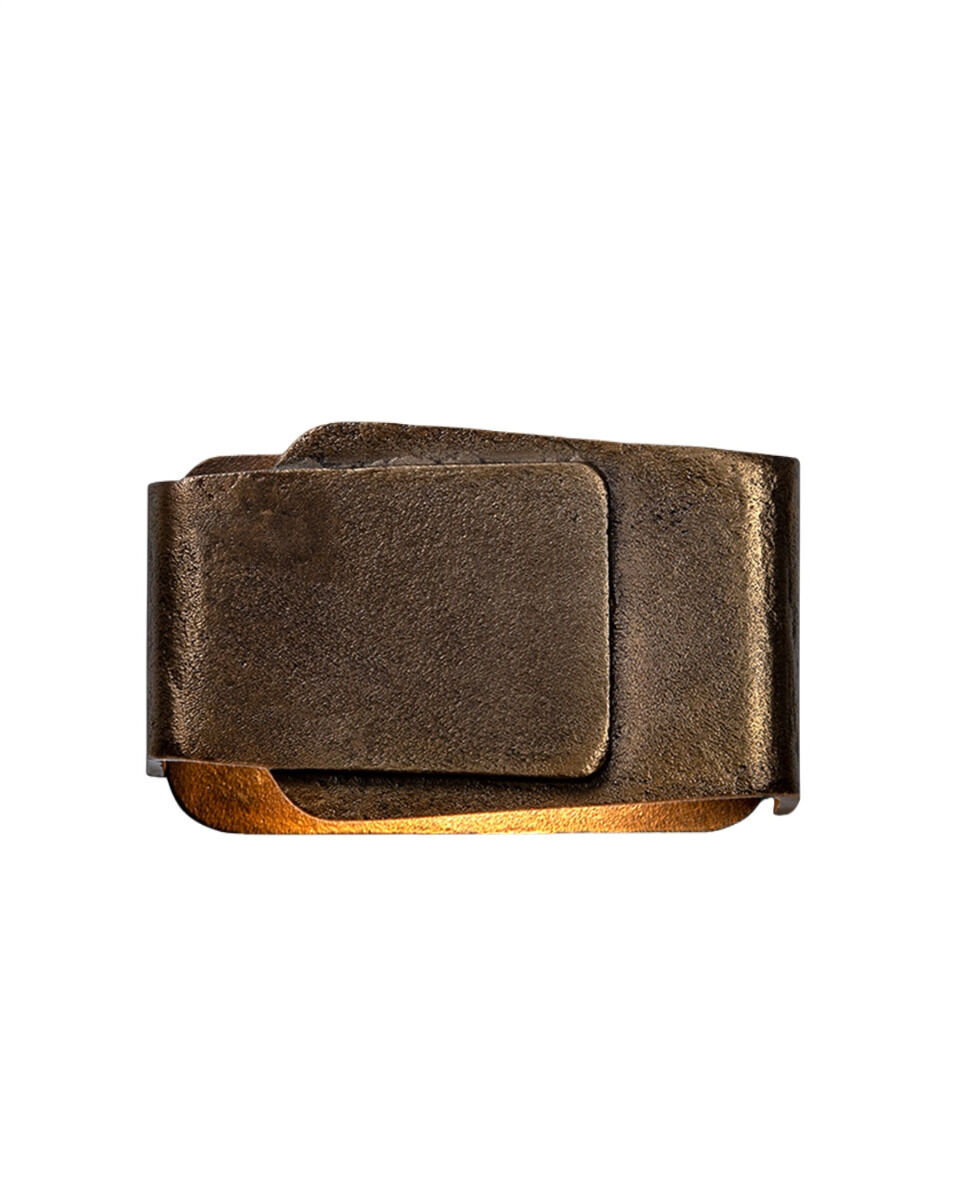 Stoine Wall Lamp (Aluminium, Donker messing)