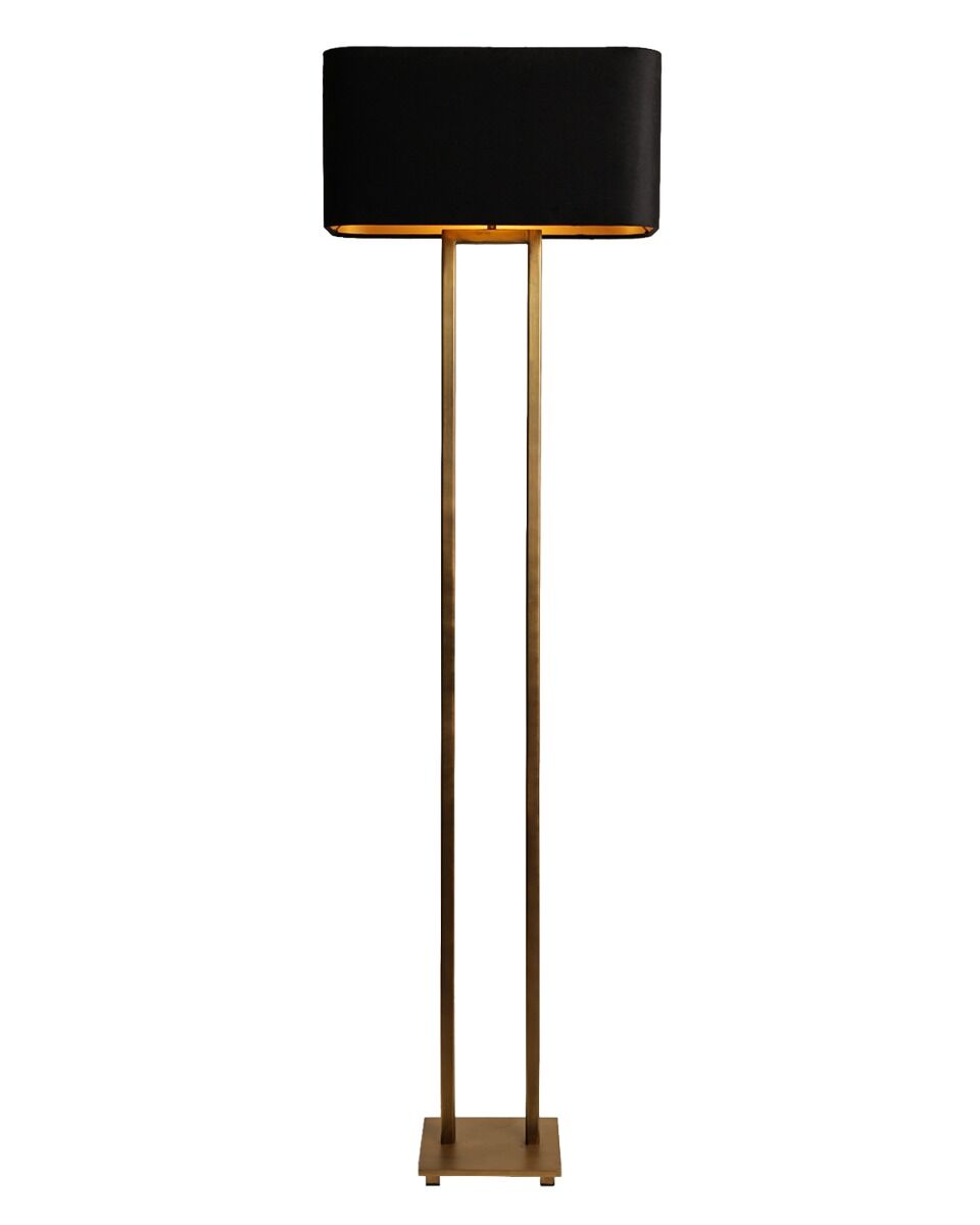 Stehlampe Diable (Messing en Stahl, Donker messing) - Frezoli