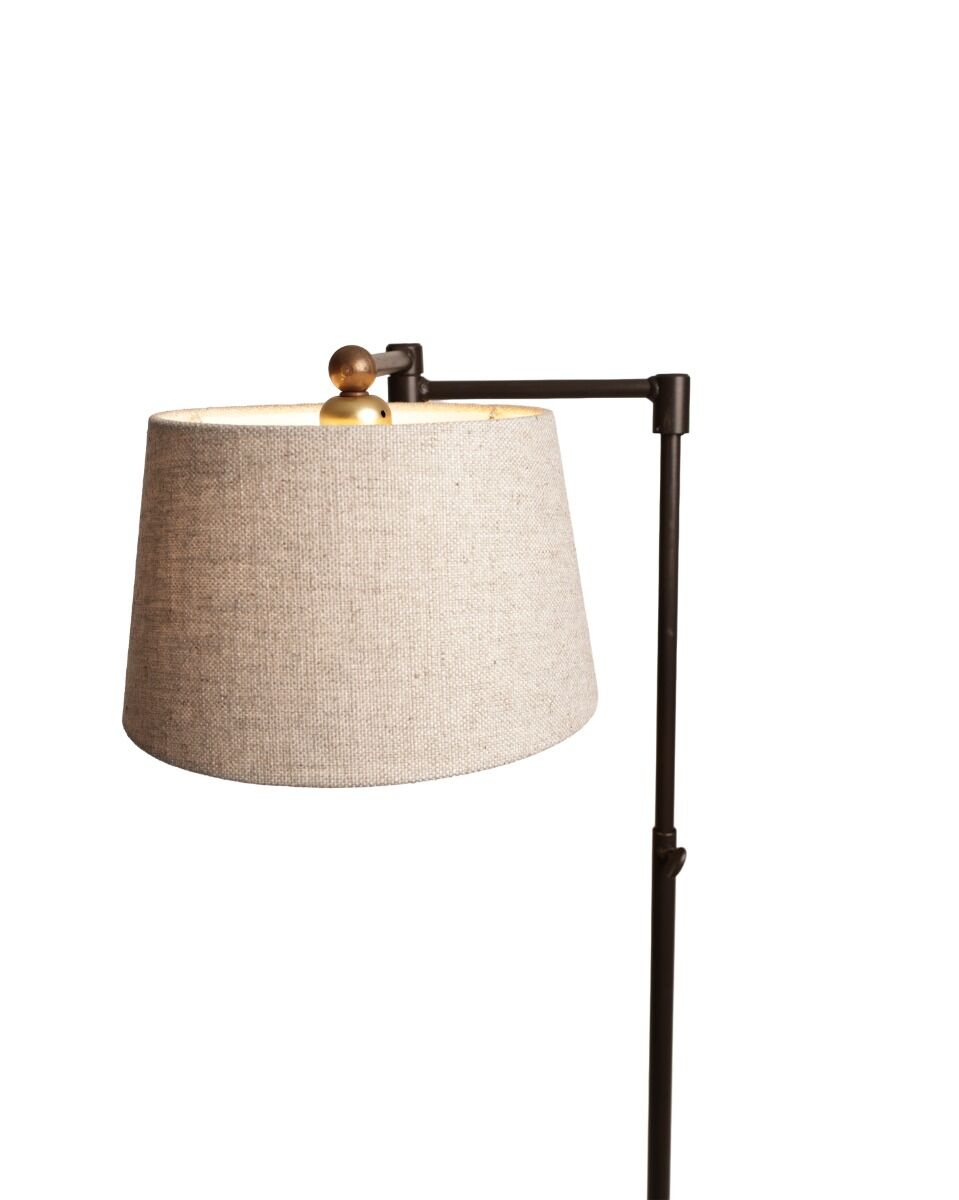 Stehlampe Ballano (Stahl, Braun patina) - Frezoli