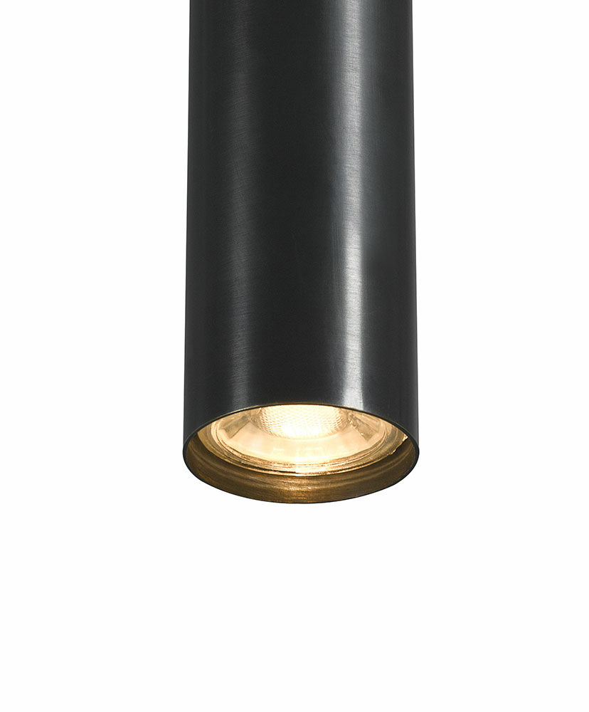 Tubino 5 linear pendant lamp (Messing - koper, Copper) - Frezoli
