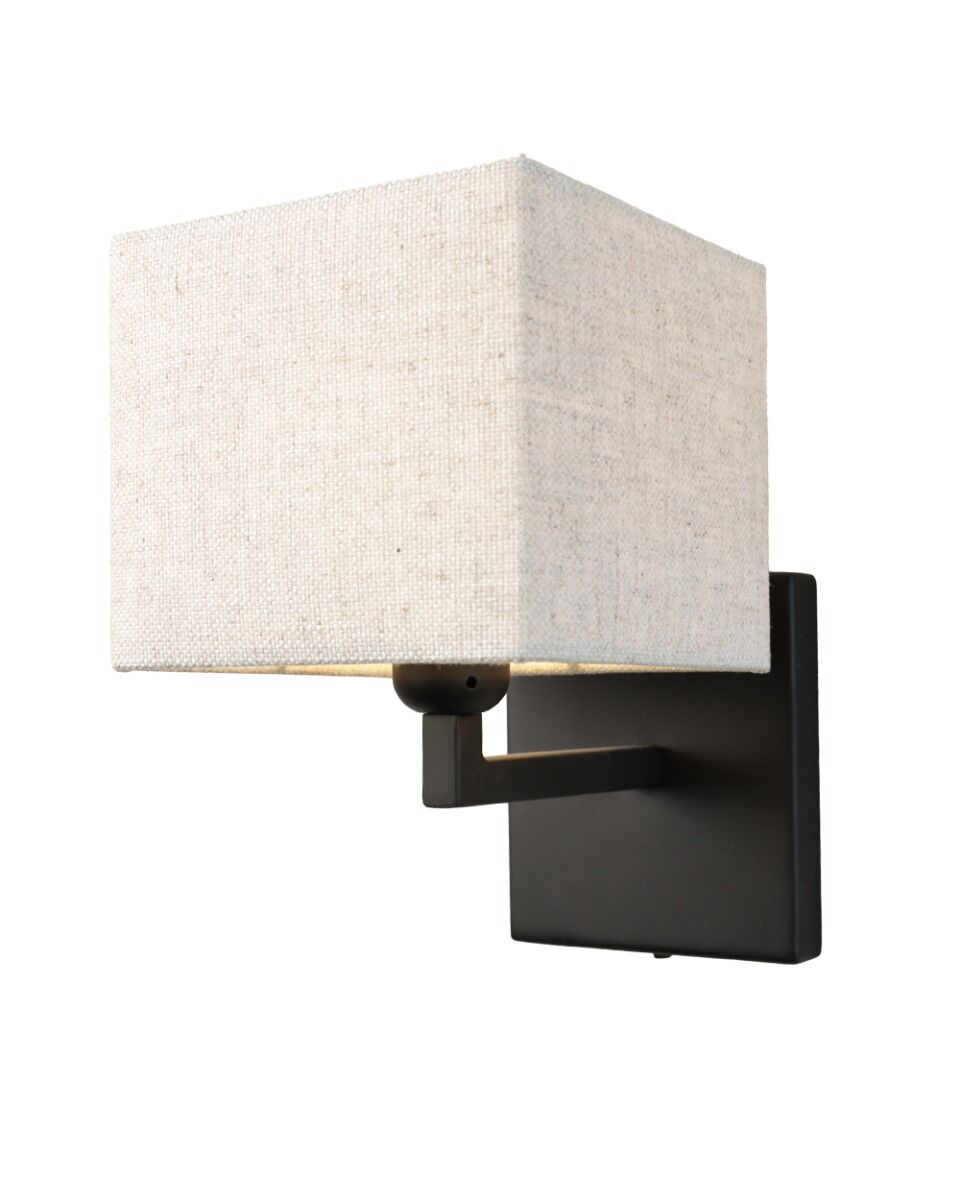 Wandlamp Limena (Staal, Matzwart)