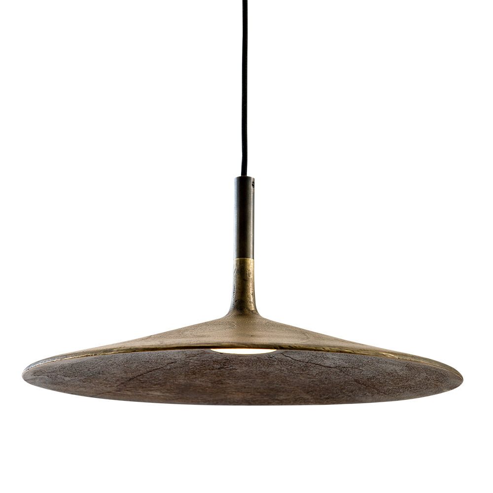 Lámpara de suspensión Fluente (Aluminium, Donker messing) - Frezoli