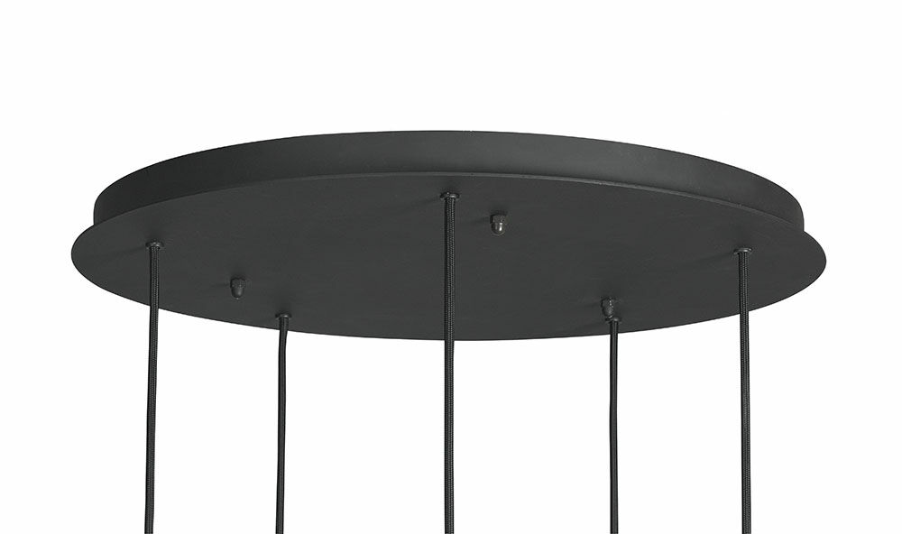 Pendelleuchte Pebble 5 (Stahl, Donker messing) - Frezoli