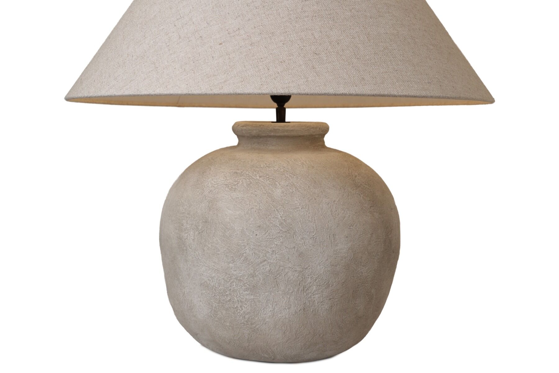 Tischlampe Tonono (Keramiek, Ecru) - Frezoli