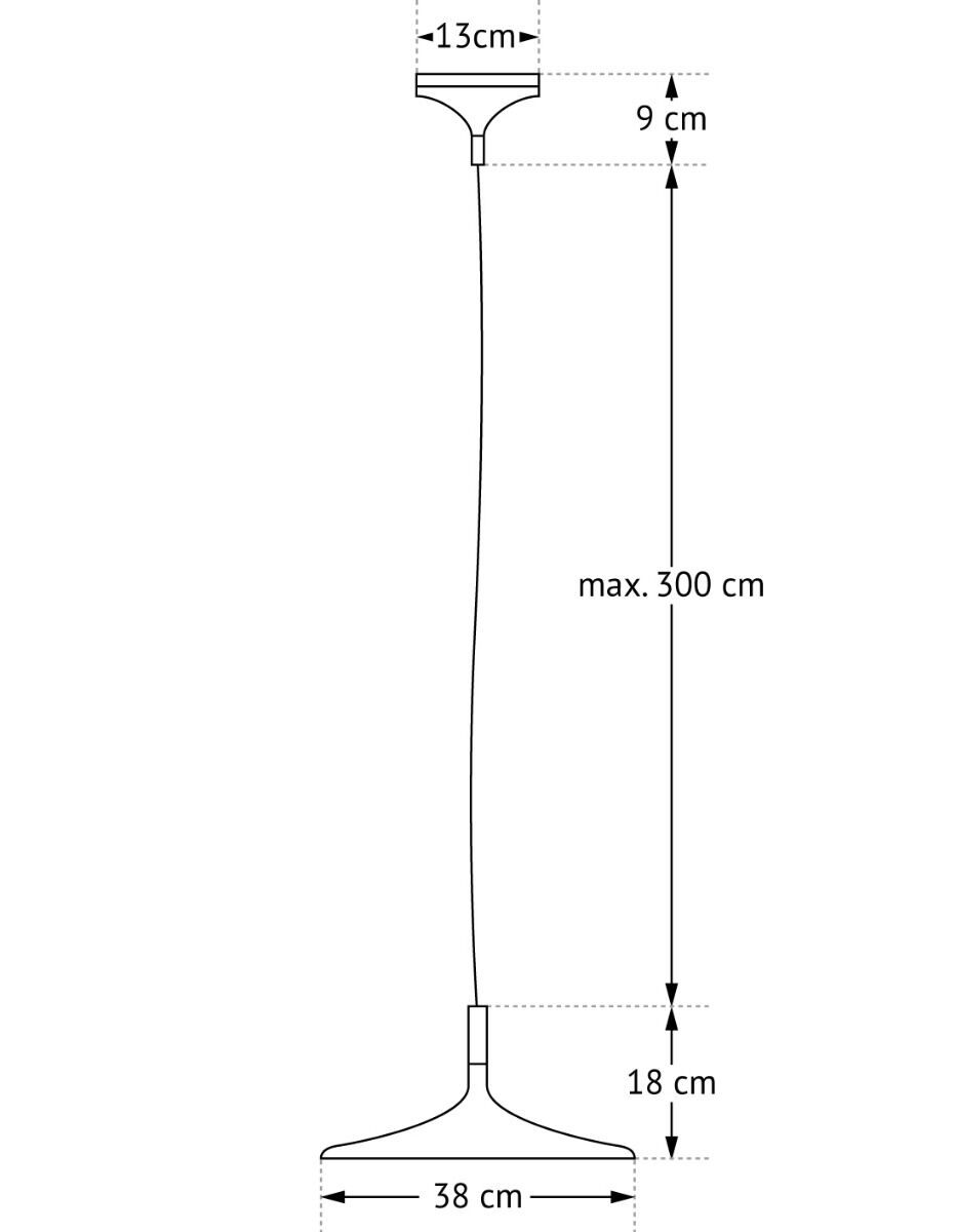 Pendelleuchte Fluente (Aluminium, Donker messing) - Frezoli