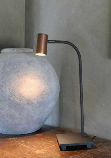 Table Lamp Tubino (Staal - messing - koper, Copper) - Frezoli