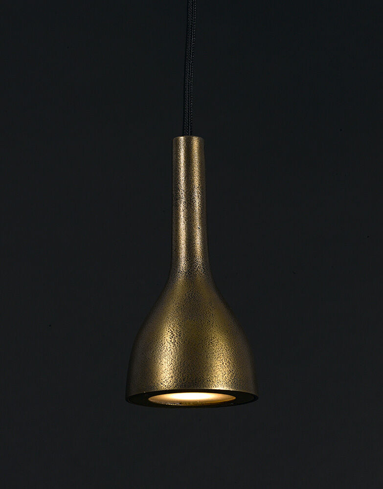 Hängeleuchte Tulipi (Aluminium, Donker messing) - Frezoli