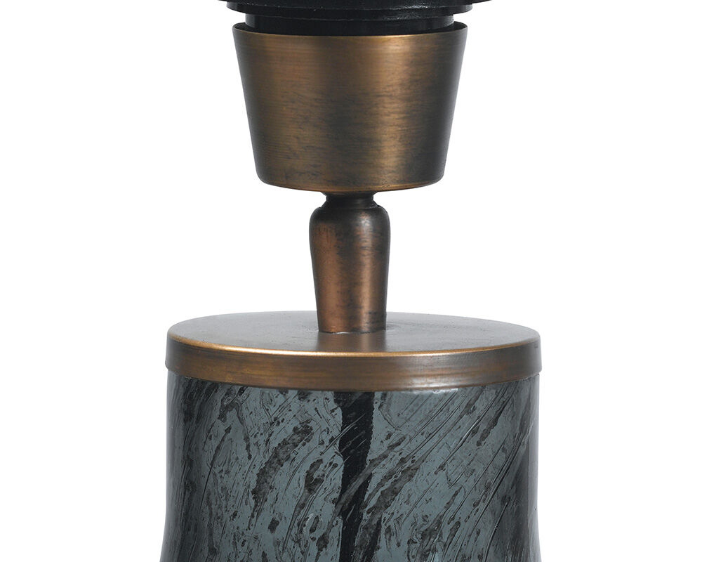 Cleria Table Lamp (Mondgeblazen glas, Moon grey) - Frezoli