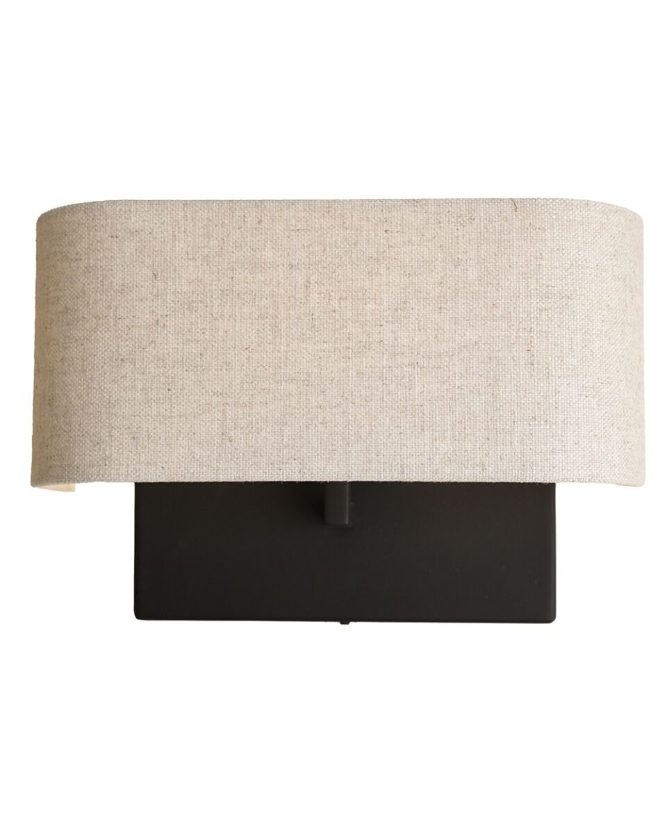 Bolzano Wall Lamp (Steel, Matzwart) - Frezoli